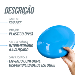 Frisbee de plástico adulto 27cm 175g ultimate disc Pista e Campo - Azul