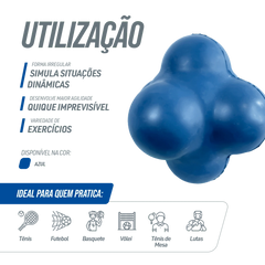 Bola de reação (reaction ball) grande Pista e Campo Cor:Azul
