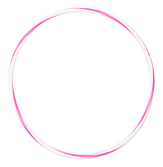 Arco de ginástica rítmica bambolê em espiral 90cm de diâmetro Gracios - Azul e Branco