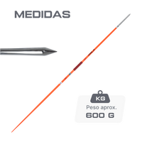 Dardo de duralumínio e aço 600g modelo competição IAAF Vinex (JAL-CH600)