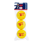 Bolinha bola de tênis de campo de espuma iniciantes Babolat Red Foam - pacote com 3 und