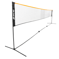 Postes com rede portátil para badminton e mini-tênis Loire