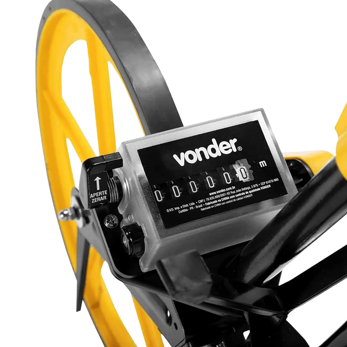 Medidor de distâncias profissional com roda Vonder