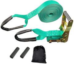 Slackline 50mm com bolsa e protetores de árvore Pista e Campo