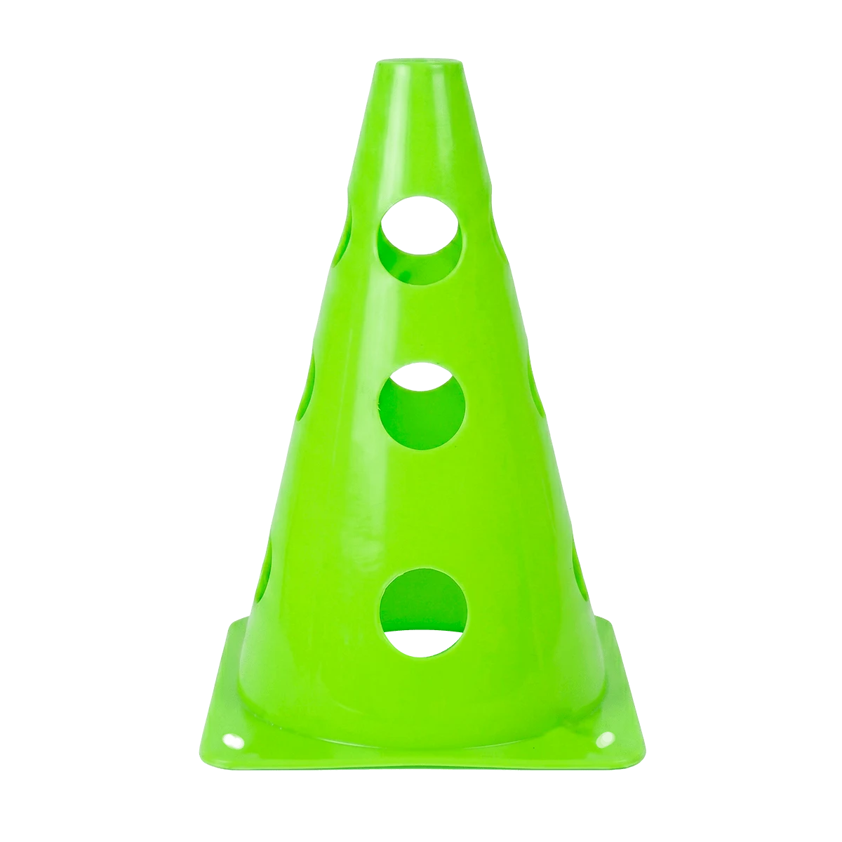 Cone Furado de sinalização de plástico 23cm Pista e Campo - Verde