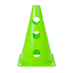 Cone Furado de sinalização de plástico 23cm Pista e Campo - Verde