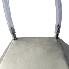 Encaixe de aço inox para salto com vara com tampa WA-IAAF Pista e Campo