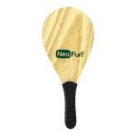 Raquetes de madeira com empunhadura para frescobol Neofun - par (acompanha bolinha)