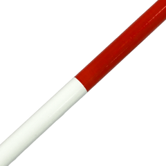 Antena de voleibol de fibra de vidro profissional com suporte regulável para encaixe Pista e Campo - par