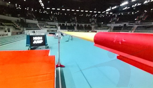 Postes para salto em altura IAAF modelo avançado Polanik