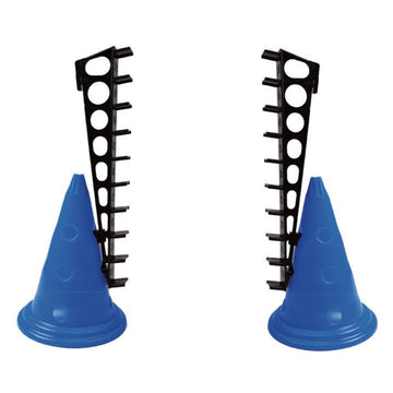 Extensão para cones de sinalização de PVC para suporte de hastes Pista e Campo - par - NOVIDADE!