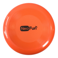 Frisbee de plástico macio  soft para recreação Neofun Laranja
