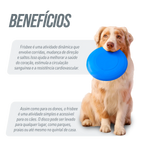 Frisbee de plástico para recreação Pista e Campo - Azul