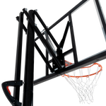 Tabela de basquete adulto móvel com poste, quadro de acrílico e aro modelo premium Velden