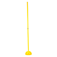 Baliza (slalom) com base de plástico Velden - cnj com 5 und - com bolsa - Amarelo