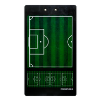 Prancheta tática magnética com caneta para treinamento de futebol Pista e Campo