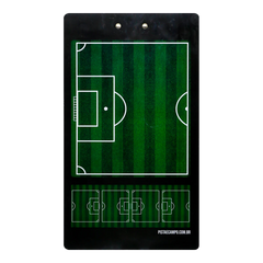 Prancheta tática magnética com caneta para treinamento de futebol Pista e Campo