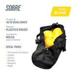 Baliza (slalom) com base de plástico Velden - cnj com 5 und - com bolsa - Amarelo