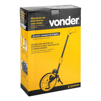 Medidor de distâncias profissional com roda Vonder