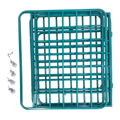 Carrinho guarda volumes de aço para transporte e armazenagem de bolas Pista e Campo