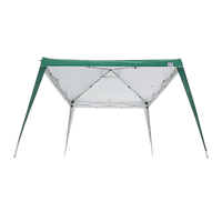 Tenda gazebo dobrável sanfonada de alumínio 3m x 3m Bel Bege