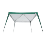 Tenda gazebo dobrável sanfonada de alumínio 3m x 3m Bel Bege