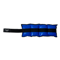 Tornozeleira caneleira em vinilona azul profissional 9kg Envolst - par