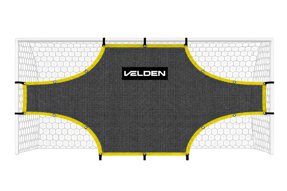 Rede de nylon vazada para trave de futebol de campo treinamento de pontaria Velden