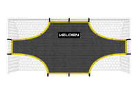 Rede de nylon vazada para trave de futebol de campo treinamento de pontaria Velden