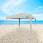 Tenda gazebo dobrável sanfonada de alumínio 3m x 3m em poliéster Bel