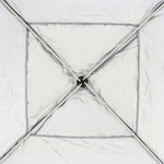 Tenda gazebo dobrável sanfonada de alumínio 3m x 3m em poliéster Bel