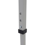 Tenda gazebo dobrável sanfonada de alumínio 3m x 3m em poliéster Bel