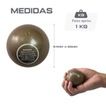 Peso de ferro 1kg Pista e Campo