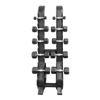 Suporte Expositor Vertical para 10 Pares de Dumbbells Envolst