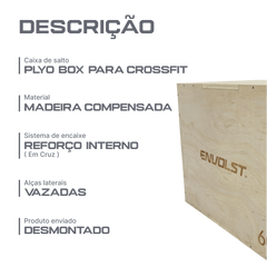 Caixa de Salto Plyo box para Crossfit Envolst