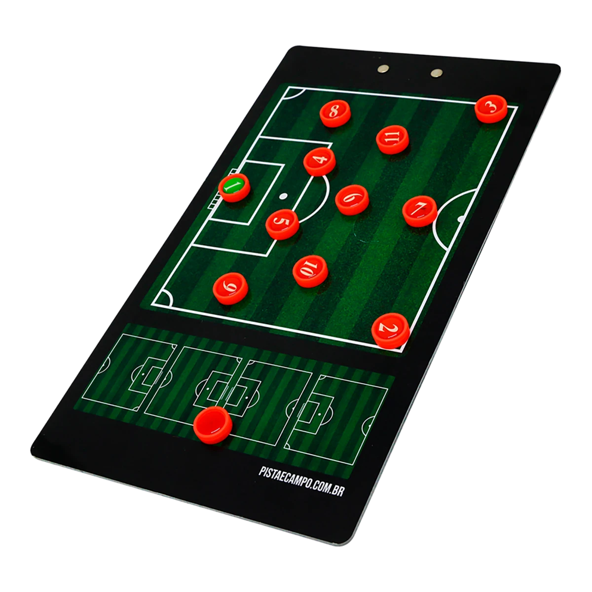 Prancheta tática magnética com caneta para treinamento de futebol Pista e Campo