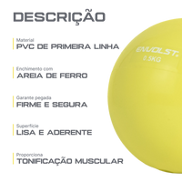 Bola Tonificadora Toning Ball 3kg Envolst