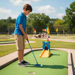 Taco de minigolfe retrátil 50 a 90cm em alumínio Neofun - Azul