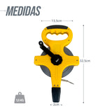 Trena de aço de 100m profissional Pista e Campo