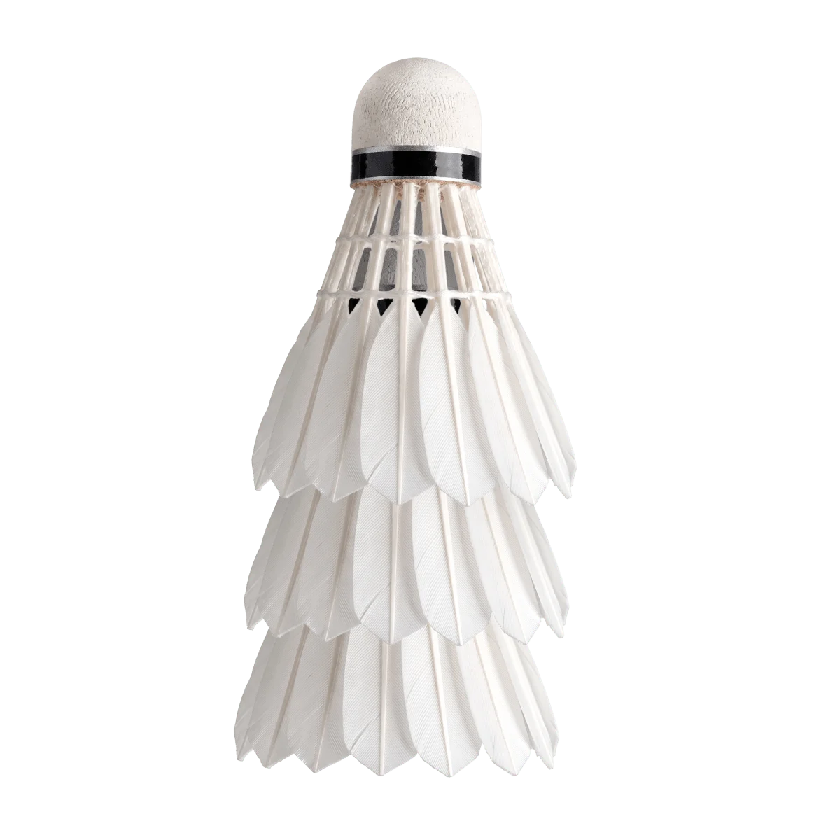 Peteca/volante de badminton com penas Vinex - cnj com 10 und