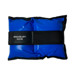 Tornozeleira caneleira em vinilona azul profissional 5kg Envolst - par