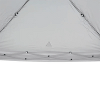 Tenda gazebo dobrável sanfonada de alumínio 3m x 3m Bel Bege