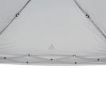 Tenda gazebo dobrável sanfonada de alumínio 3m x 3m Bel Bege