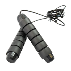 Corda de pular com rolamento 4mm 2,65m Envolst - Preto