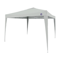 Tenda gazebo dobrável sanfonada de alumínio 3m x 3m Bel Bege