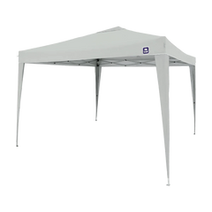 Tenda gazebo dobrável sanfonada de alumínio 3m x 3m Bel Bege