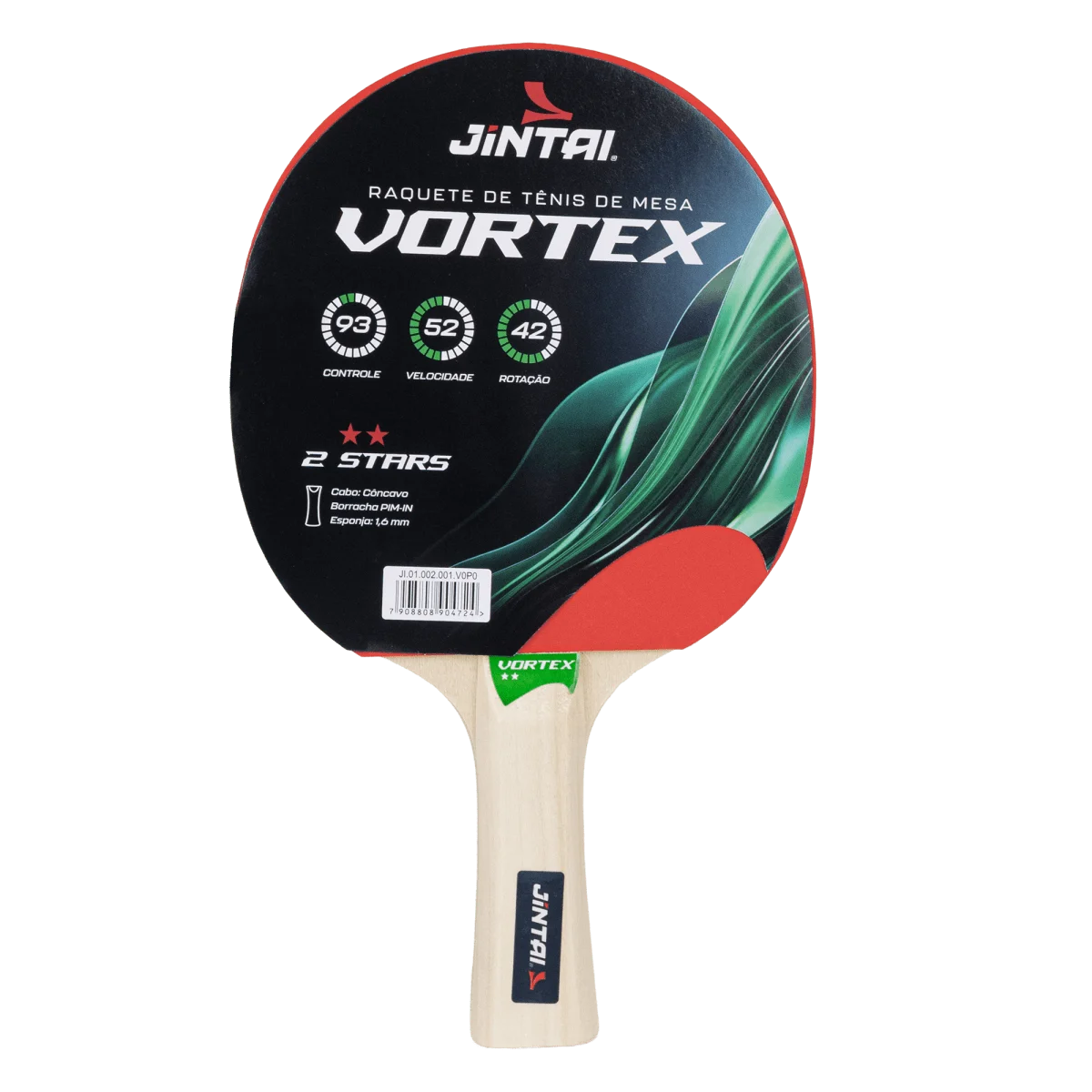 Raquete de tênis de mesa 2 estrelas Vortex Jintai