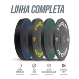 Anilha Olímpica Bumper para Crossfit e LPO 5Kg Envolst