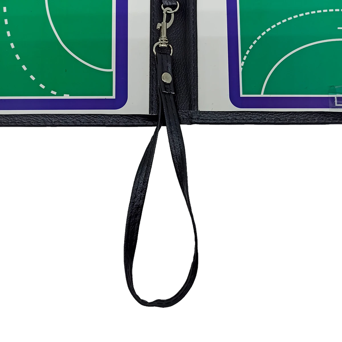 Prancheta tática magnética com caneta para treinamento de handebol Pista e Campo - Modelo pasta preta