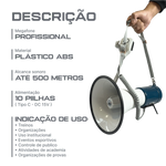 Megafone profissional 35W Jex
